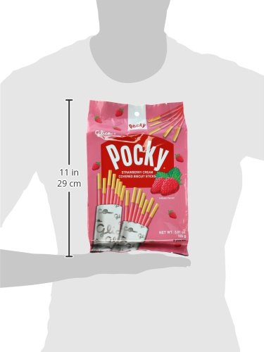 Glico Pocky box-381-oz keeps snacks organized and fresh