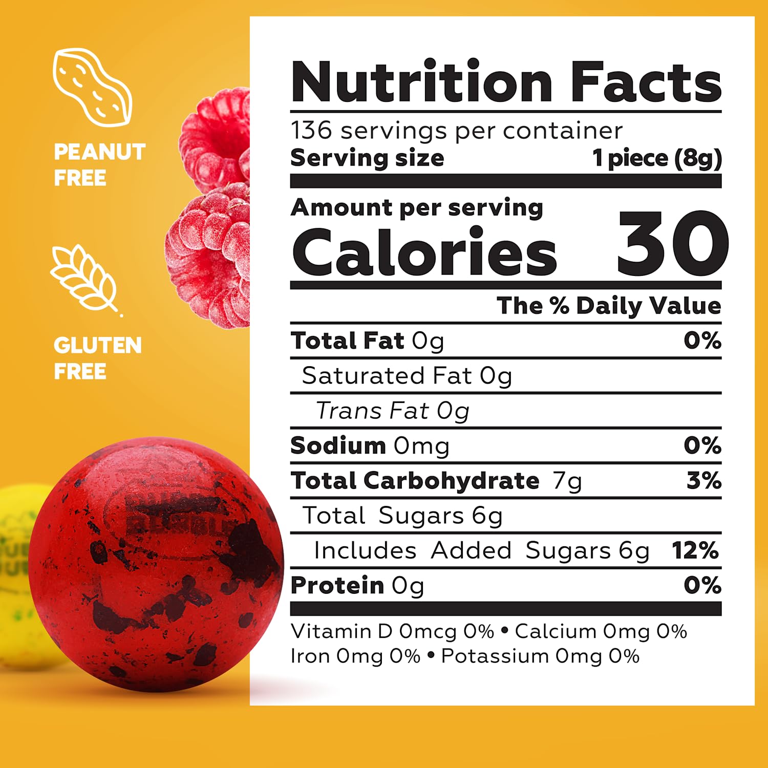 Global Gumball Berry Mix refill pack for easy restocking.