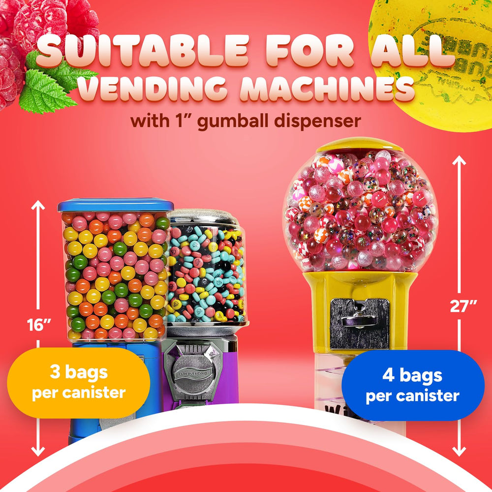Global Gumball Gluten-free facility and safe ingredients.