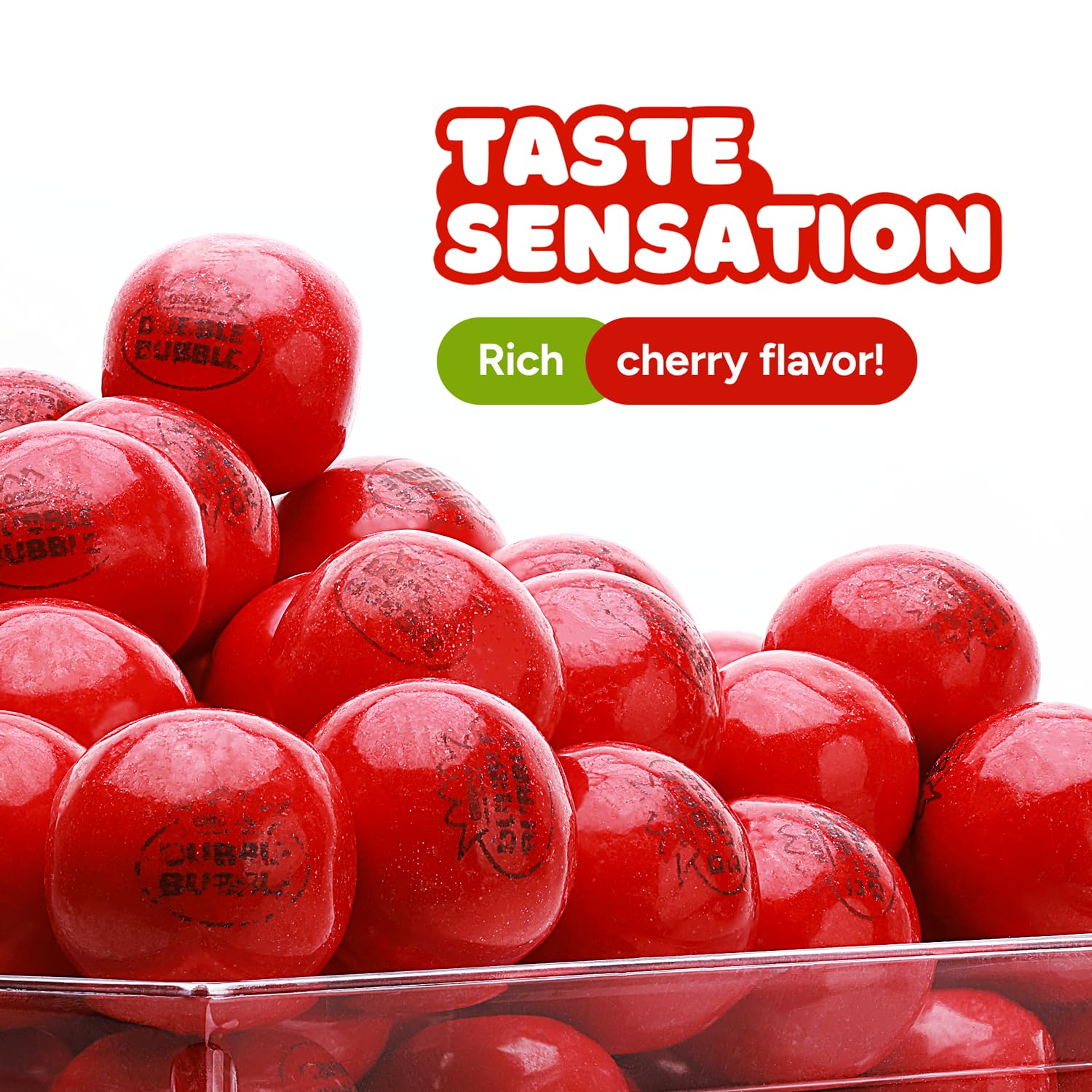 Global Gumball soft-chew texture provides a satisfying bite