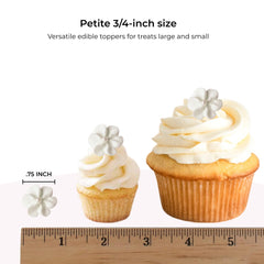 Global Sugar Art pink pearl icing flowers ideal for baby showers and celebration cakes.