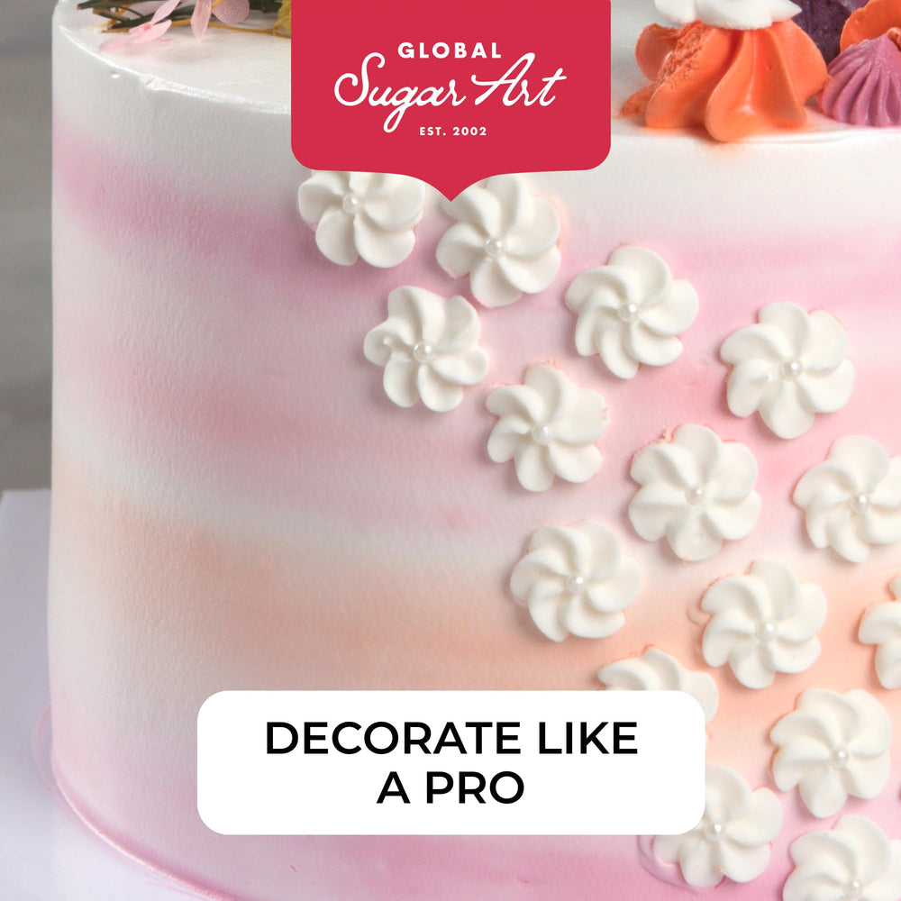 Global Sugar Art durable packaging protects decorations during shipping and storage.