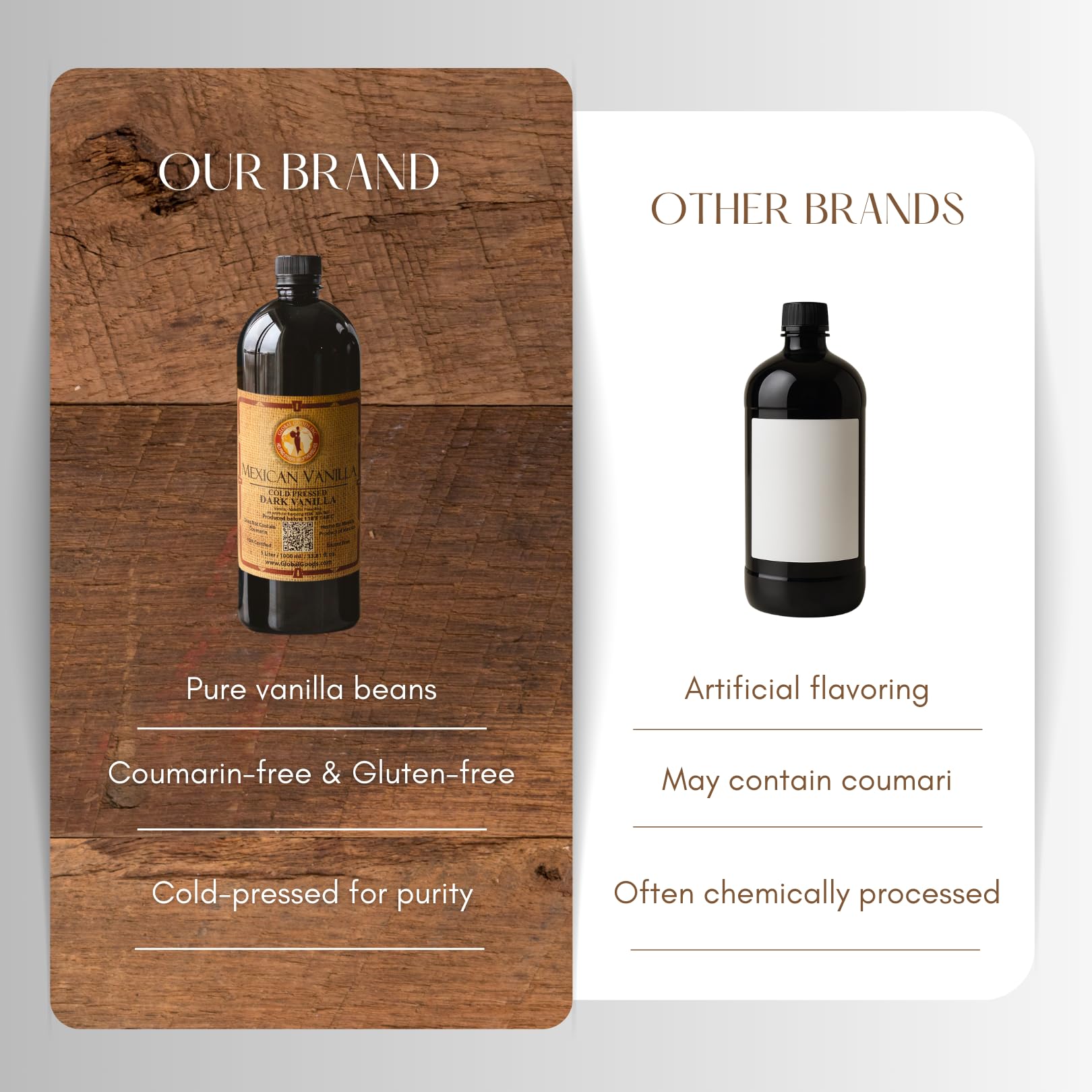 Global Goods pantry-ready bottle inspires everyday vanilla aromatics.