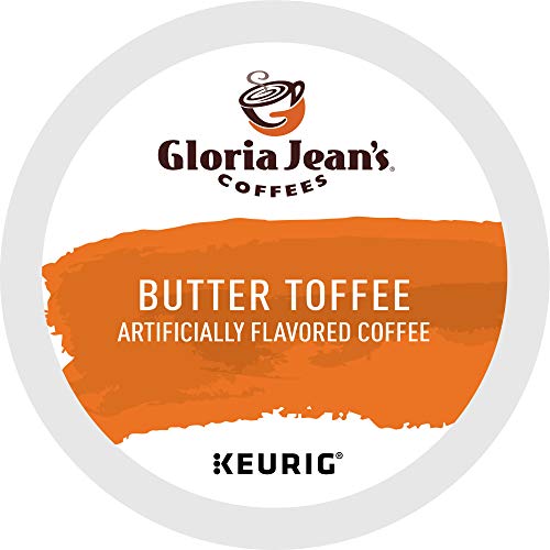 Gloria Jean's Butter Toffee recyclable pod option for convenience.