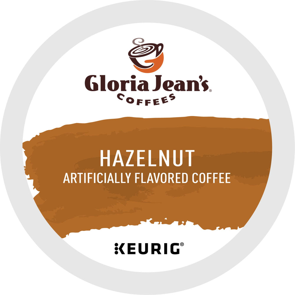 Gloria Jean's Hazelnut K-Cup Pods ideal for office breaks.