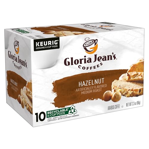 Gloria Jean's Hazelnut K-Cup Pod aroma suggests roasted chestnut notes.