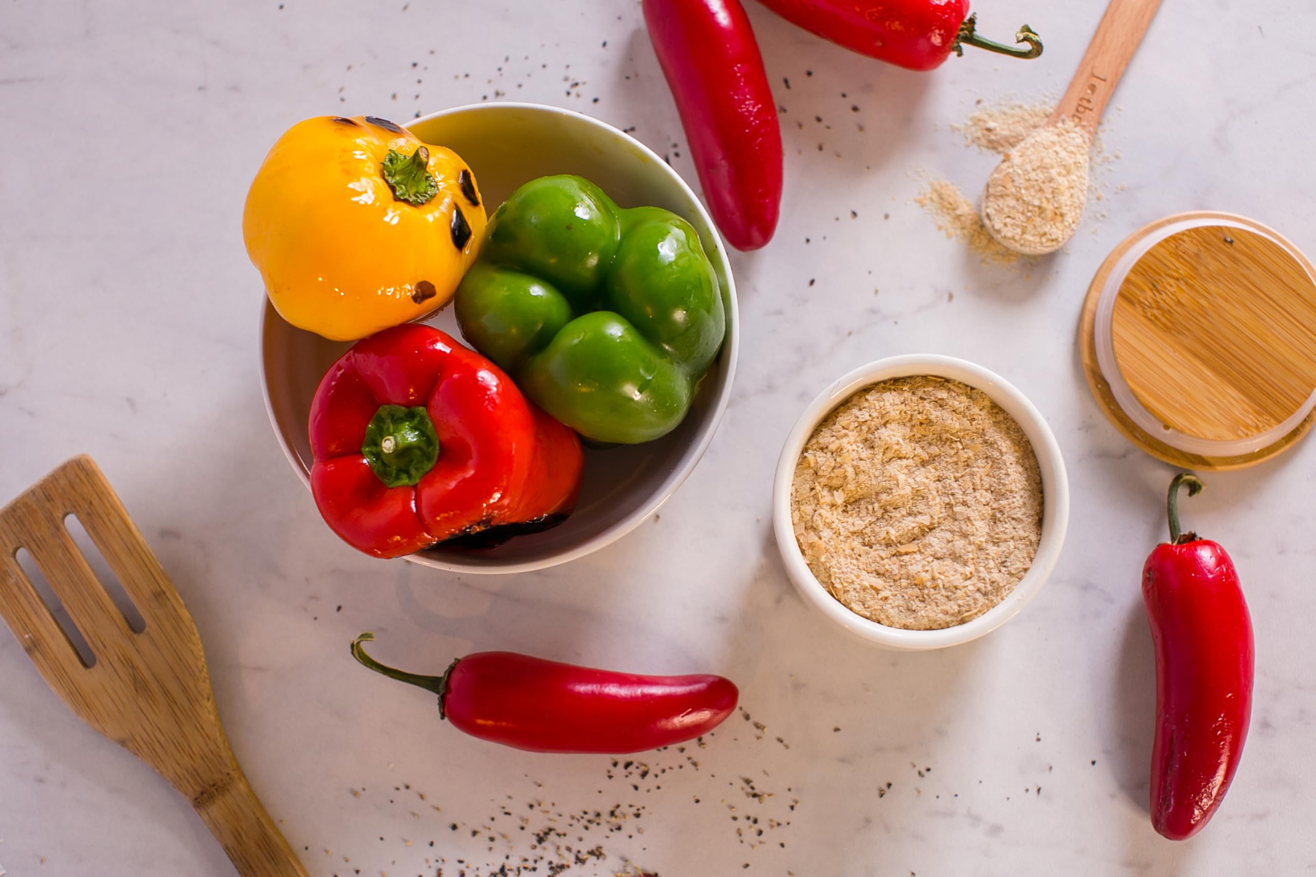 Nutrition focused cooks appreciate Gloriously Noochy Licious non GMO gluten free ingredients
