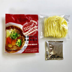 Gluten Free Meister Shoyu Ramen broth sachet with authentic flavors.