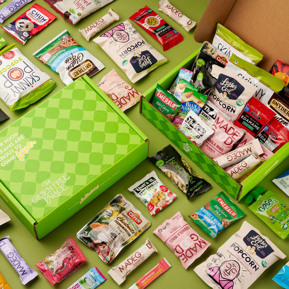 Gluten Free Palace Gift Pack with pretzels showcases savory, low-calorie options for gifting