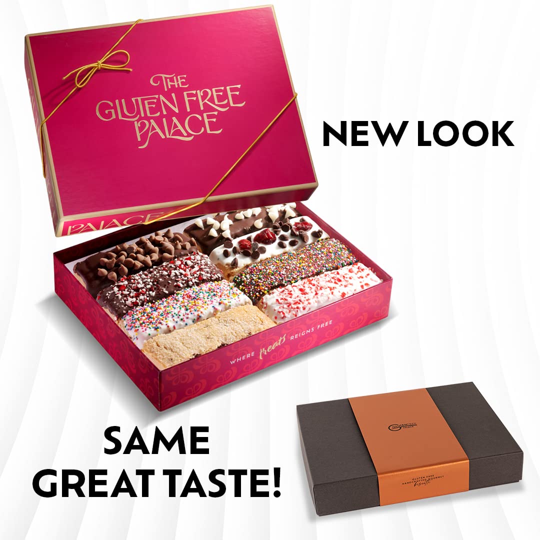 Gluten Free Palace biscotti toppings assortment for flavor variety