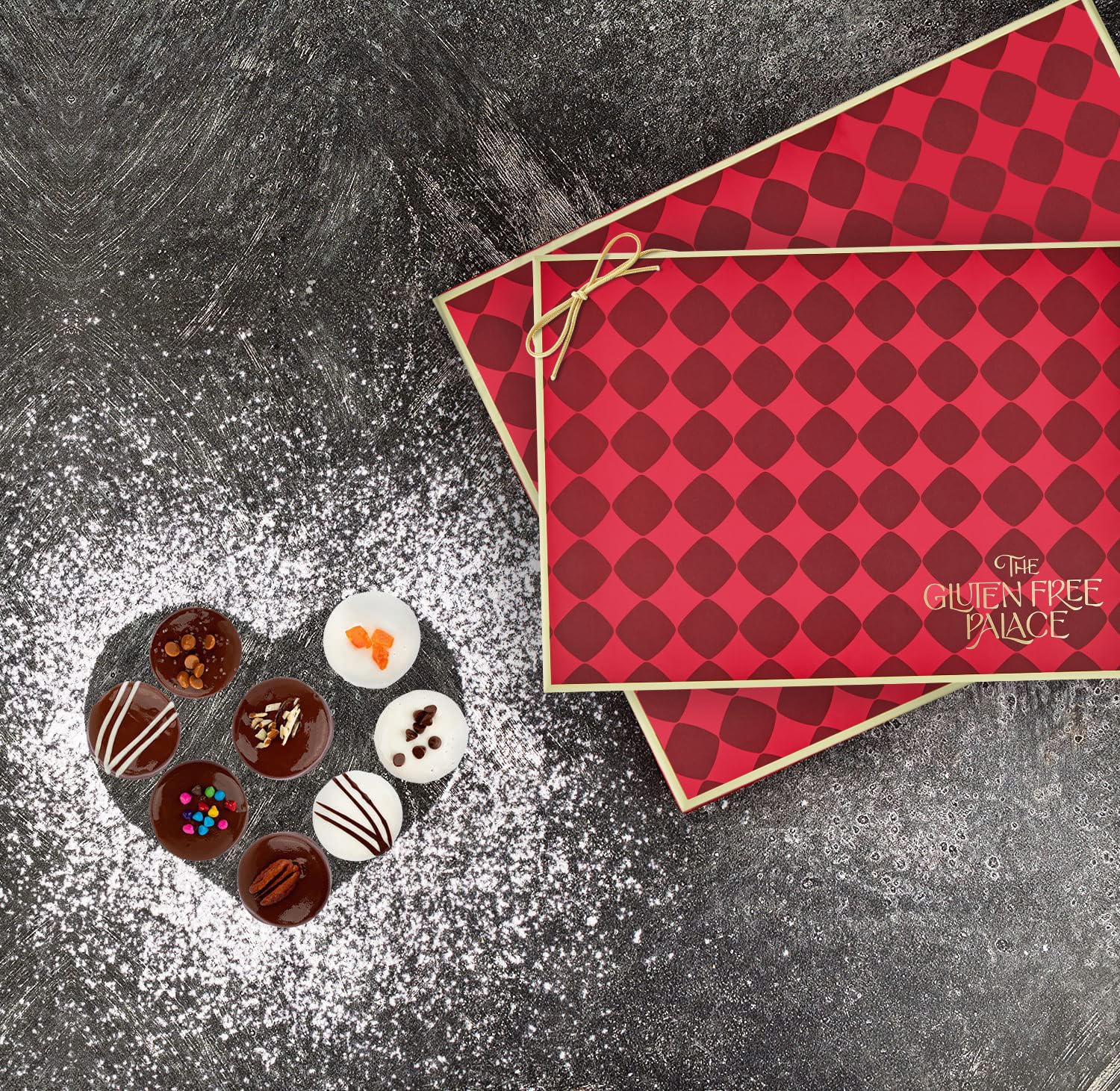 Gluten Free Palace chocolate-covered cookies ideal for gift baskets and celebrations.