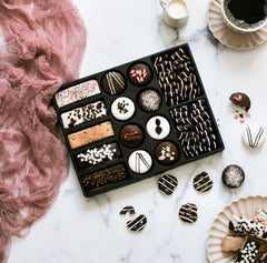 Gluten Free Palace chocolate-covered pretzels close-up for indulgent snacking
