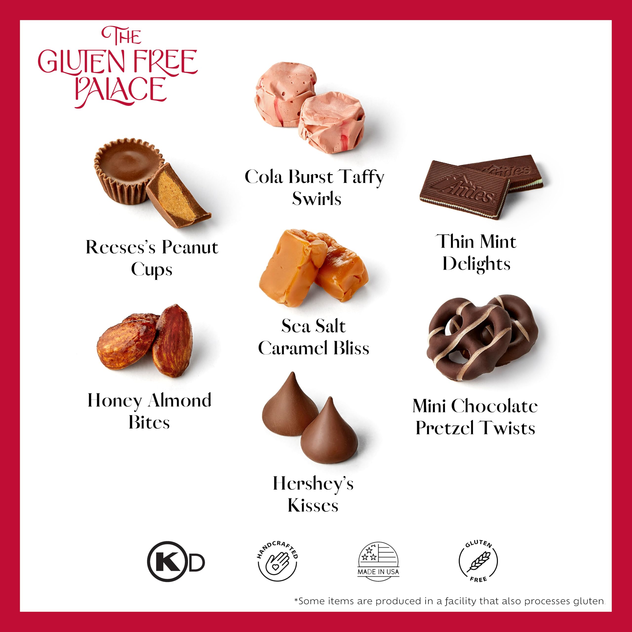 Gluten Free Palace chocolate dipped pretzels offer satisfying balance.