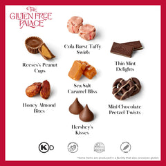 Gluten Free Palace chocolate dipped pretzels offer satisfying balance.