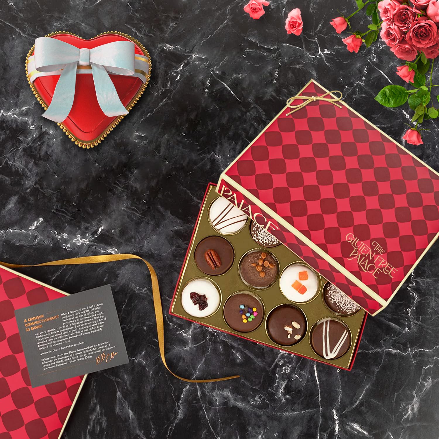 Gluten Free Palace gift box arrives ready to gift with no extra wrapping needed.