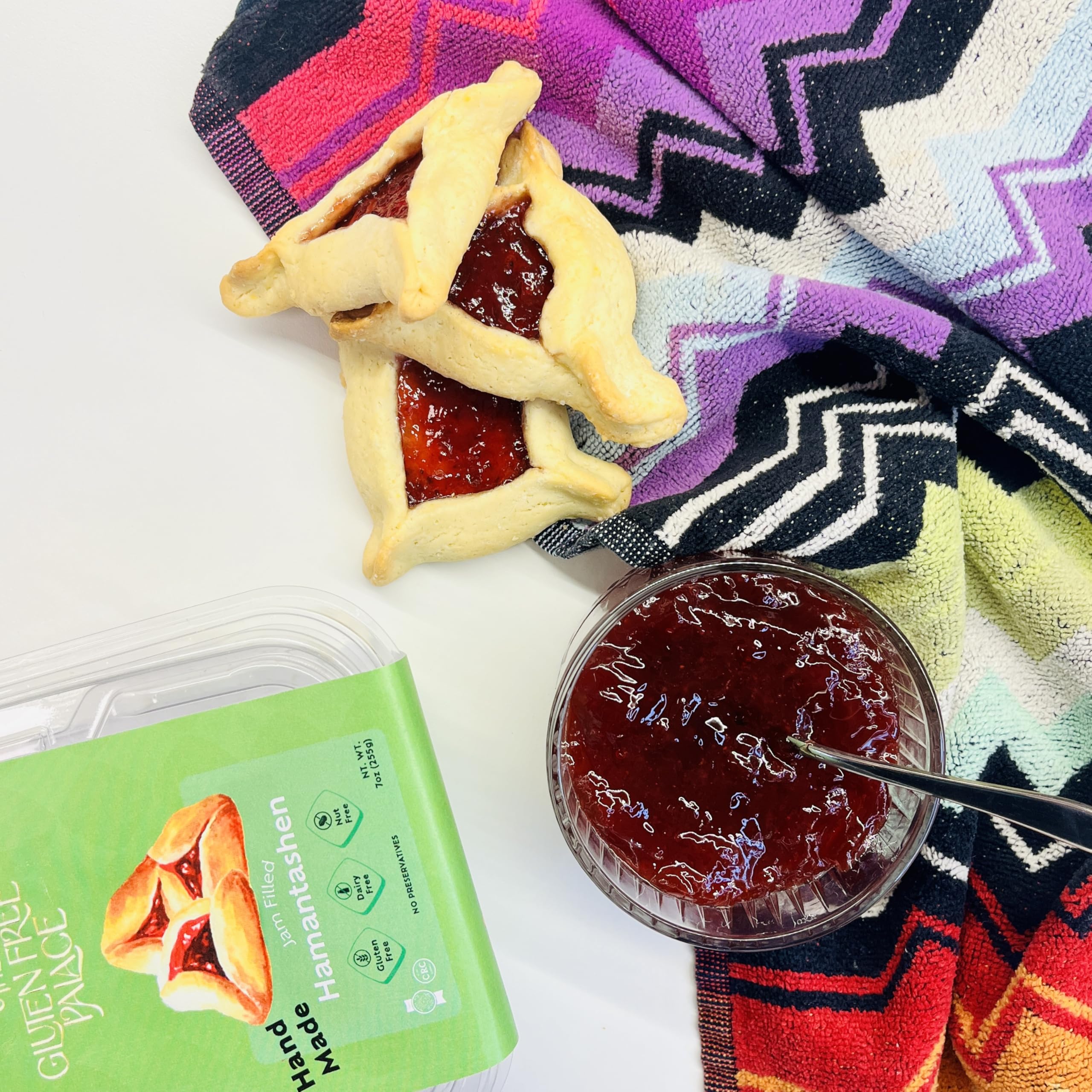 Gluten Free Palace mishloach manot presentation ready for gifting