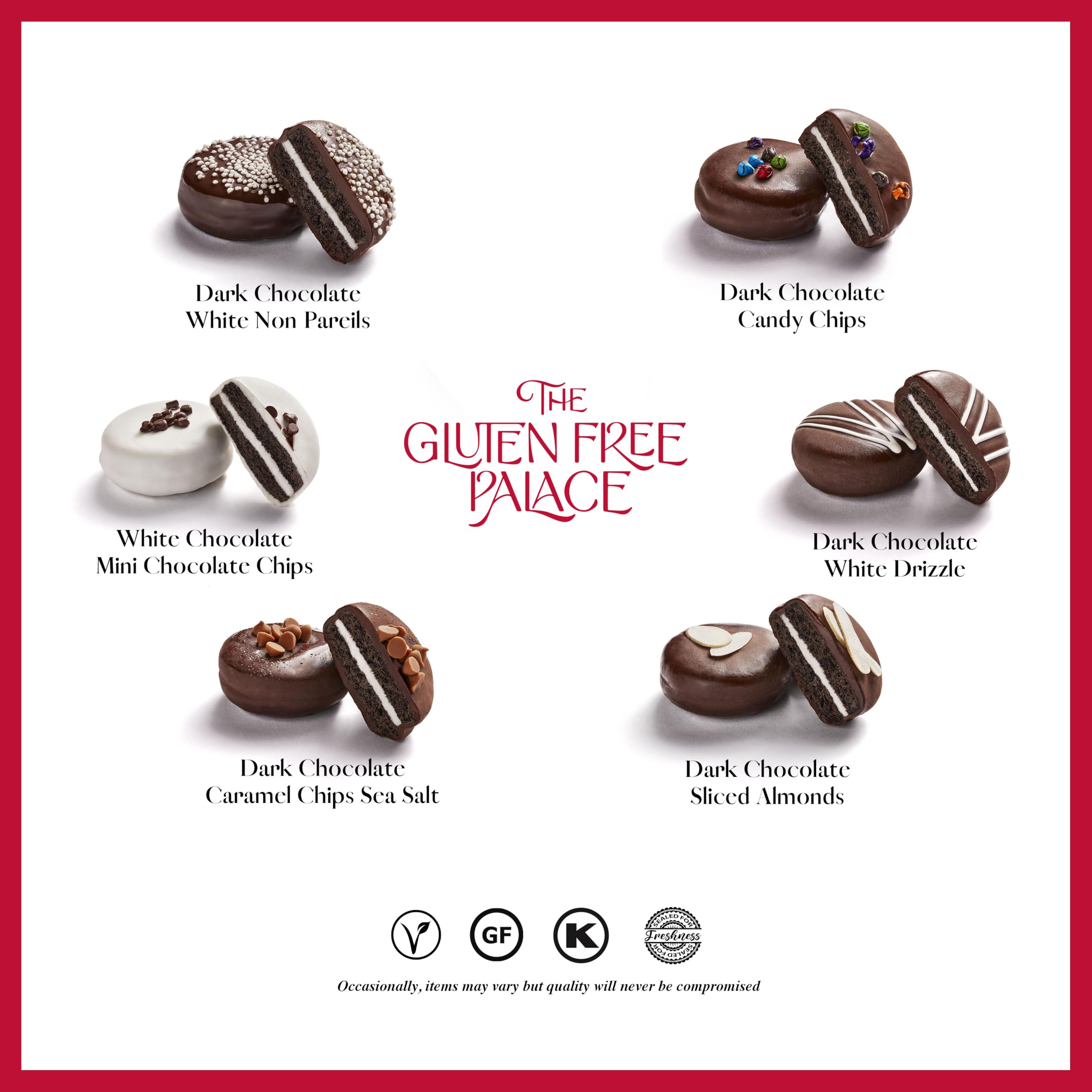 Gluten Free Palace premium gift packaging, ready-to-gift presentation for holidays and birthdays.