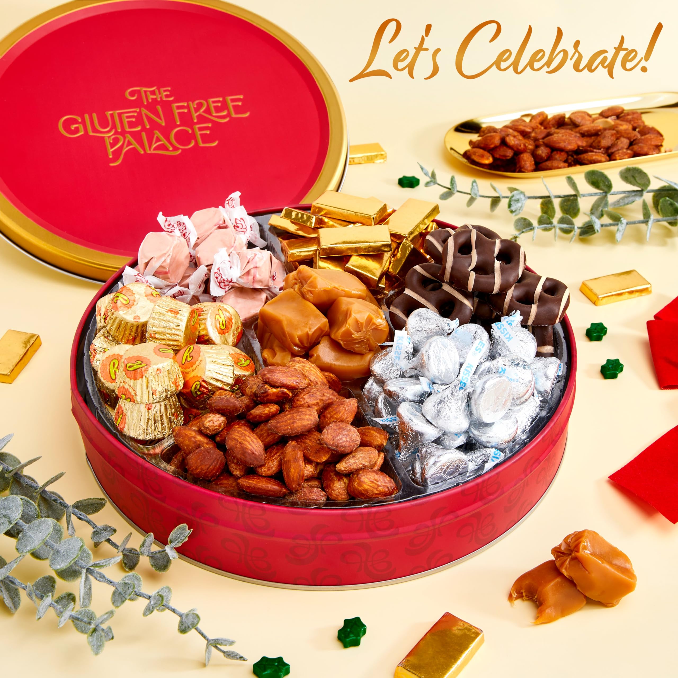 Gluten Free Palace sea salt caramels with creamy finish.