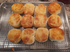Glutenfreeee biscuit dough ready biscuits demonstrates easy gluten-free baking at home.