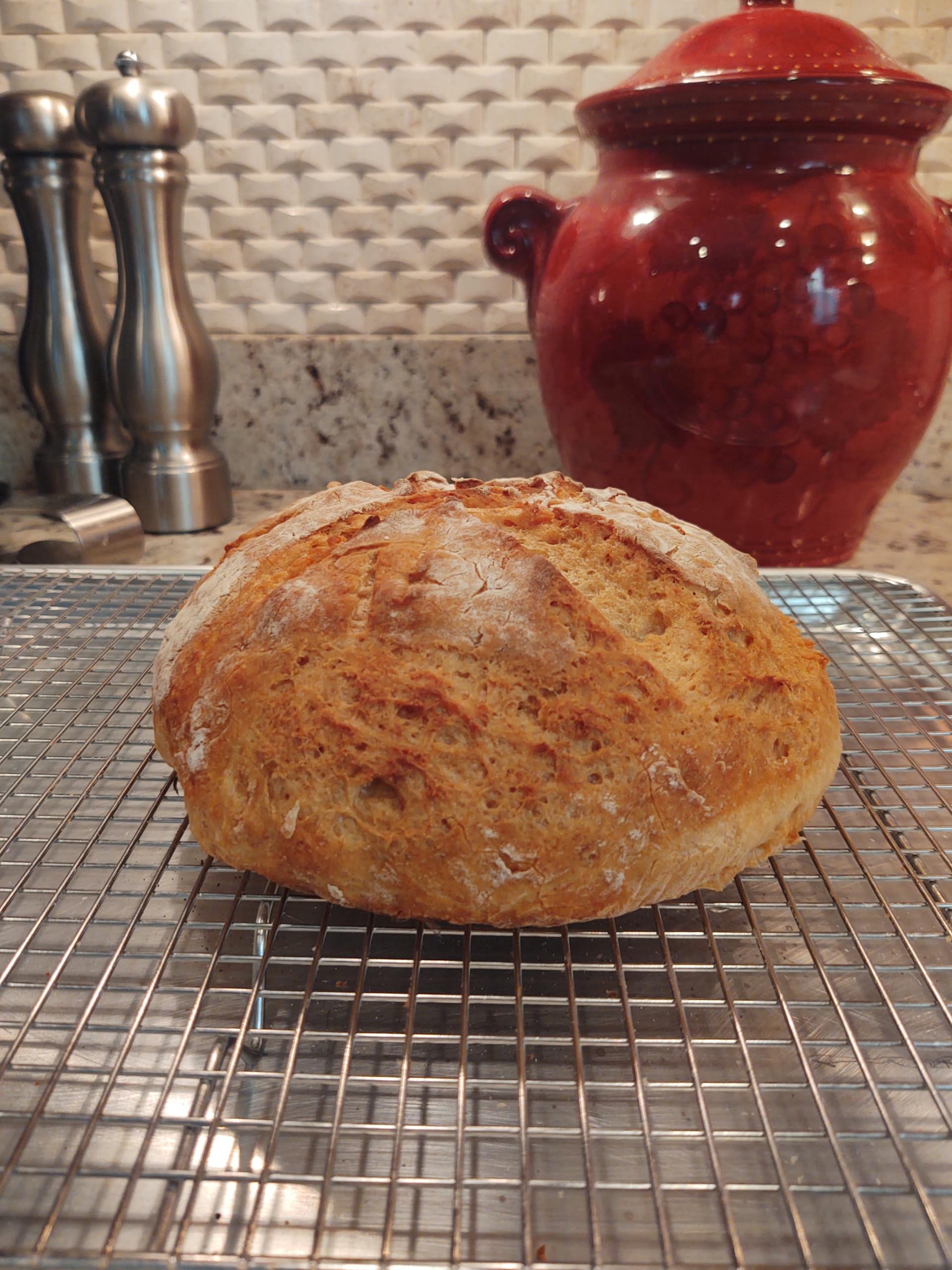 Glutenfreeee oven bake shot promises warm aroma and ready slices
