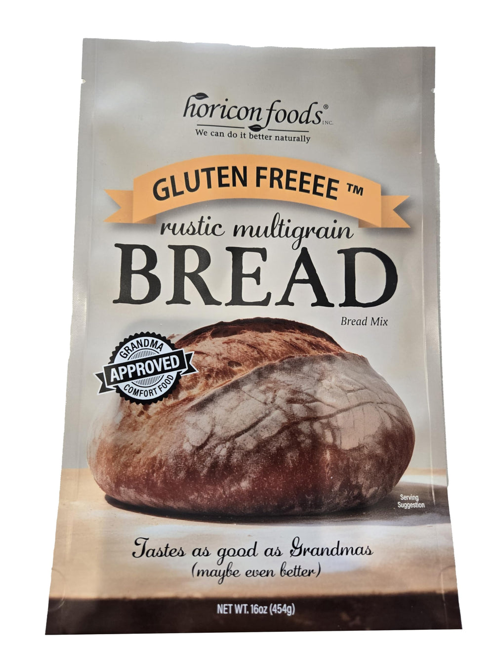 Glutenfreeee rustic multigrain bread mix packshot showing premium gluten-free base for tasty loaves