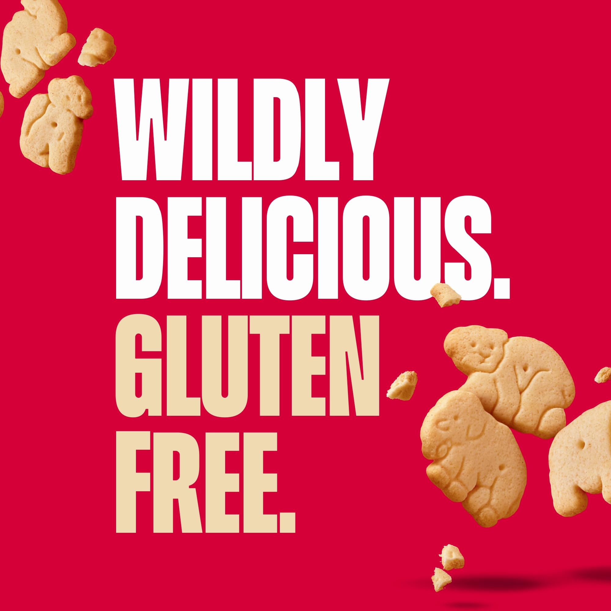 Glutino Animal Crackers displayed on a desk offer a mindful desk snack option