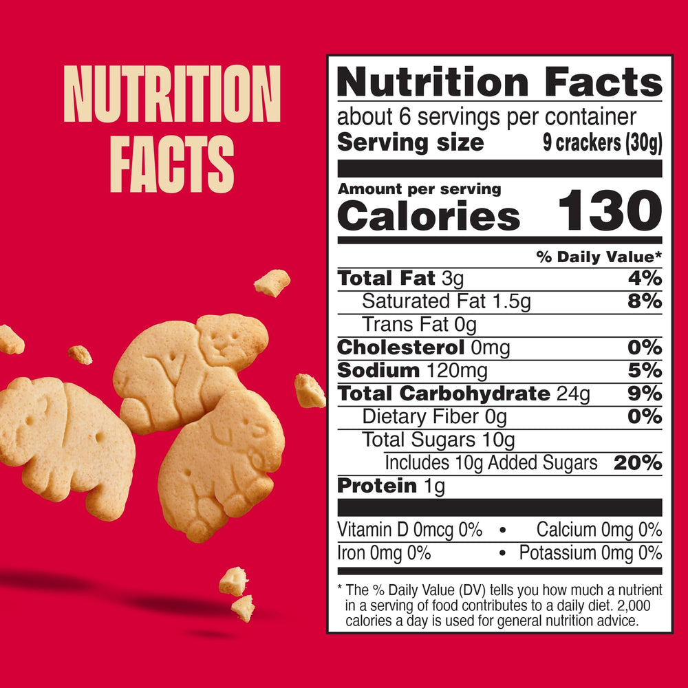Glutino Animal Crackers on a kid-friendly plate makes lunchbox snacking easy
