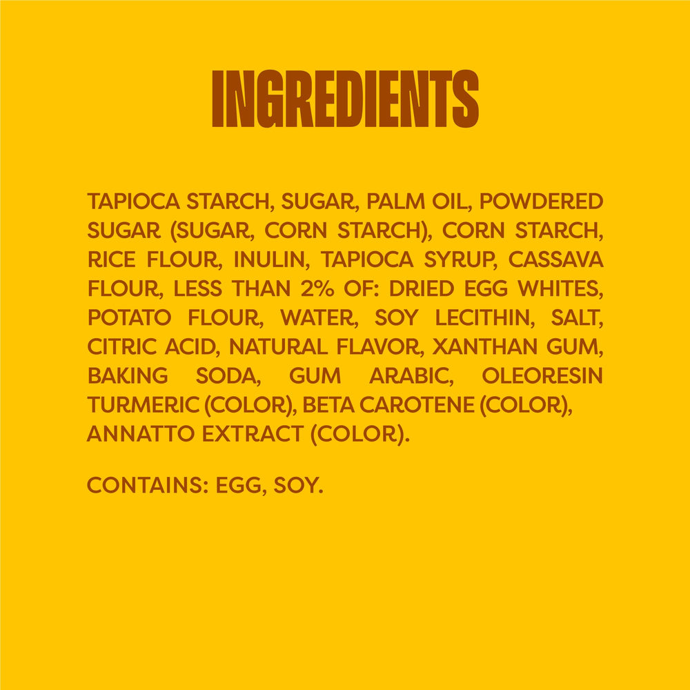 Glutino gluten-free snacks with no artificial colors or dairy ingredients.