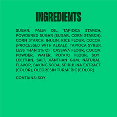 Mint creme between chocolate wafers in Glutino cookies, gluten-free dessert option