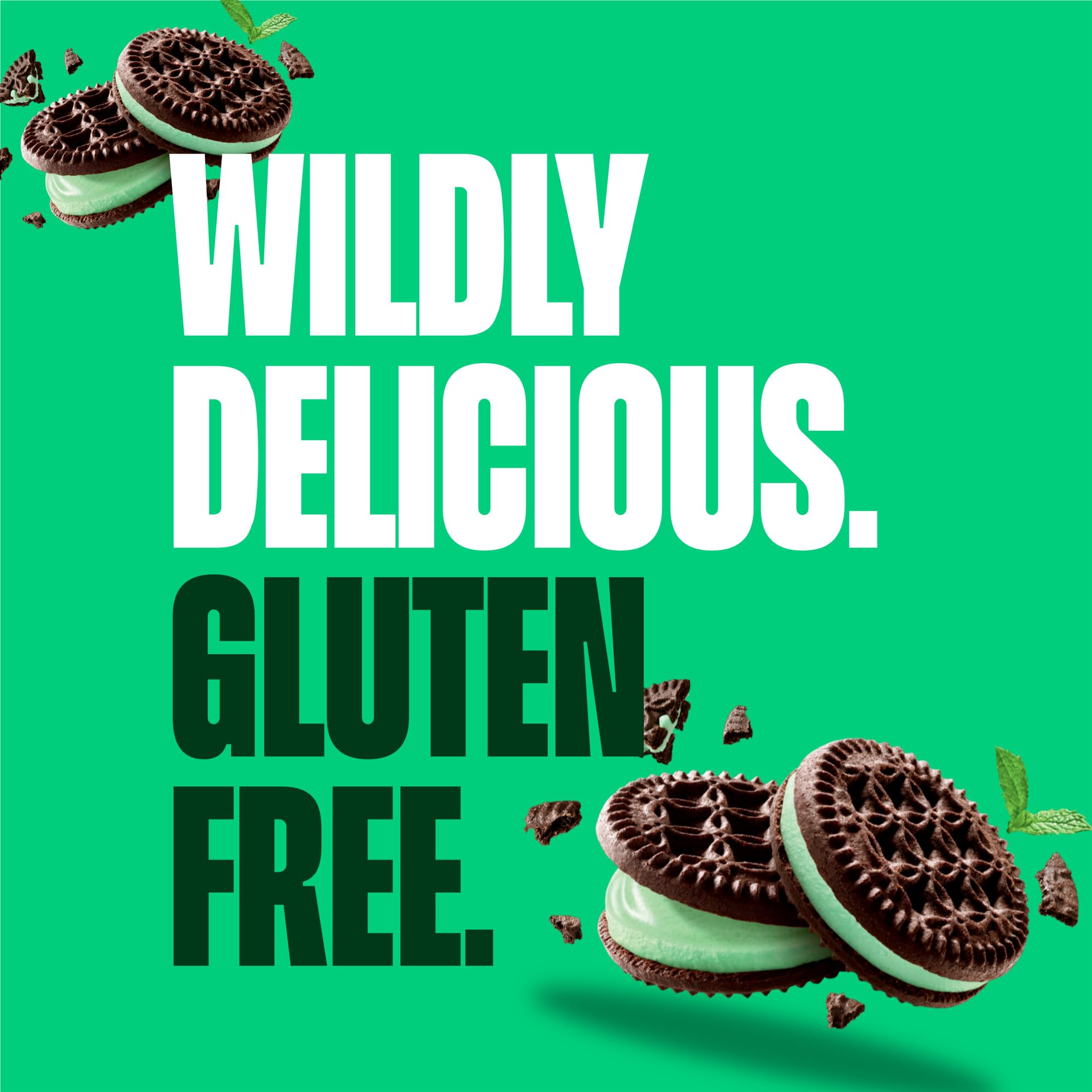 Packaging shows Non-GMO Project Verified label on Glutino mint cookies