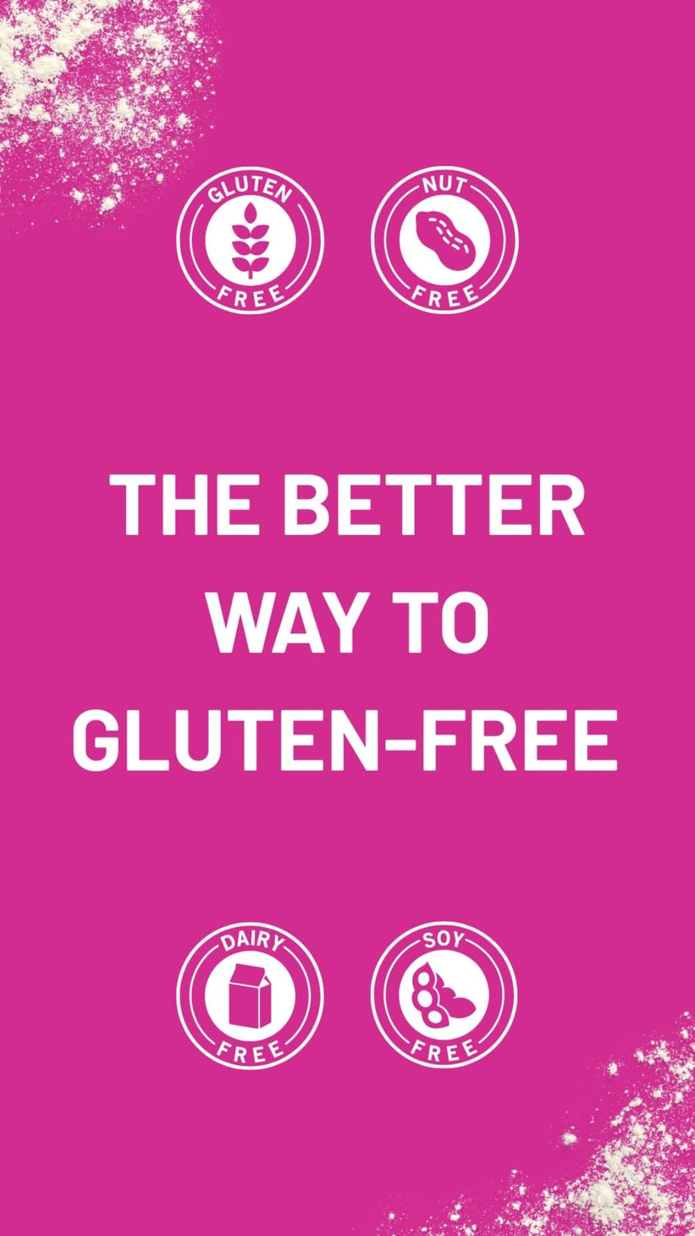 Gluvana ready-to-bake dough using flour
