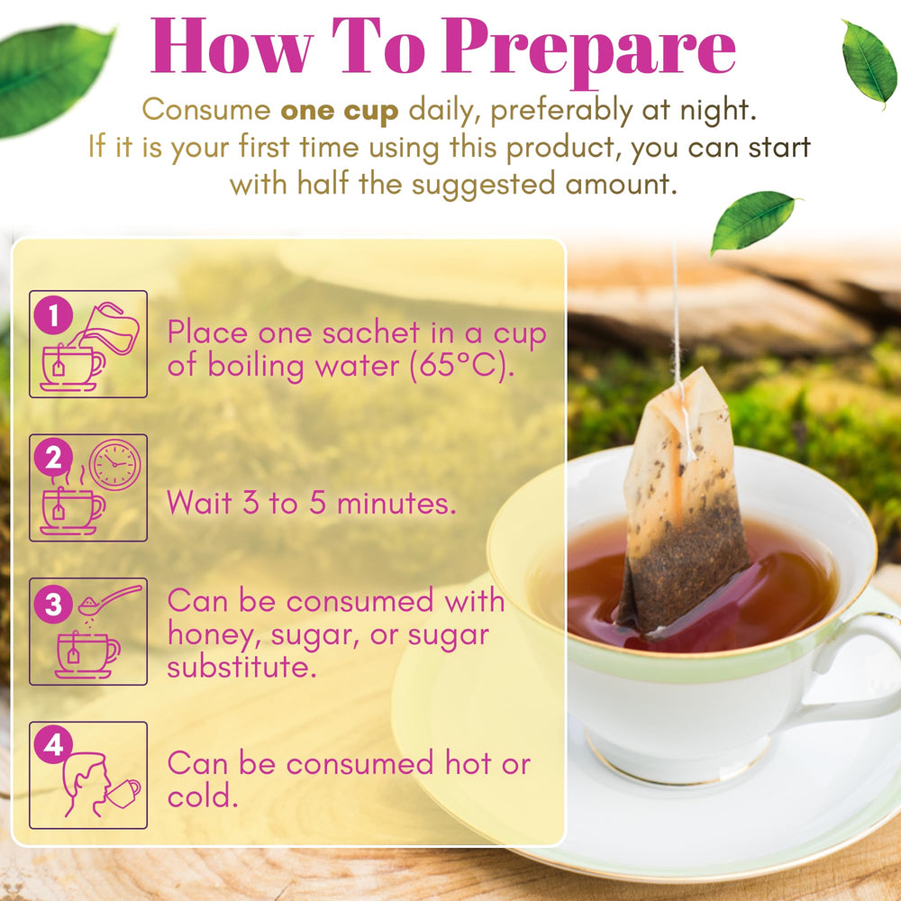 GN Vida caffeine-free tea ideal for a gentle, late-day wind-down.