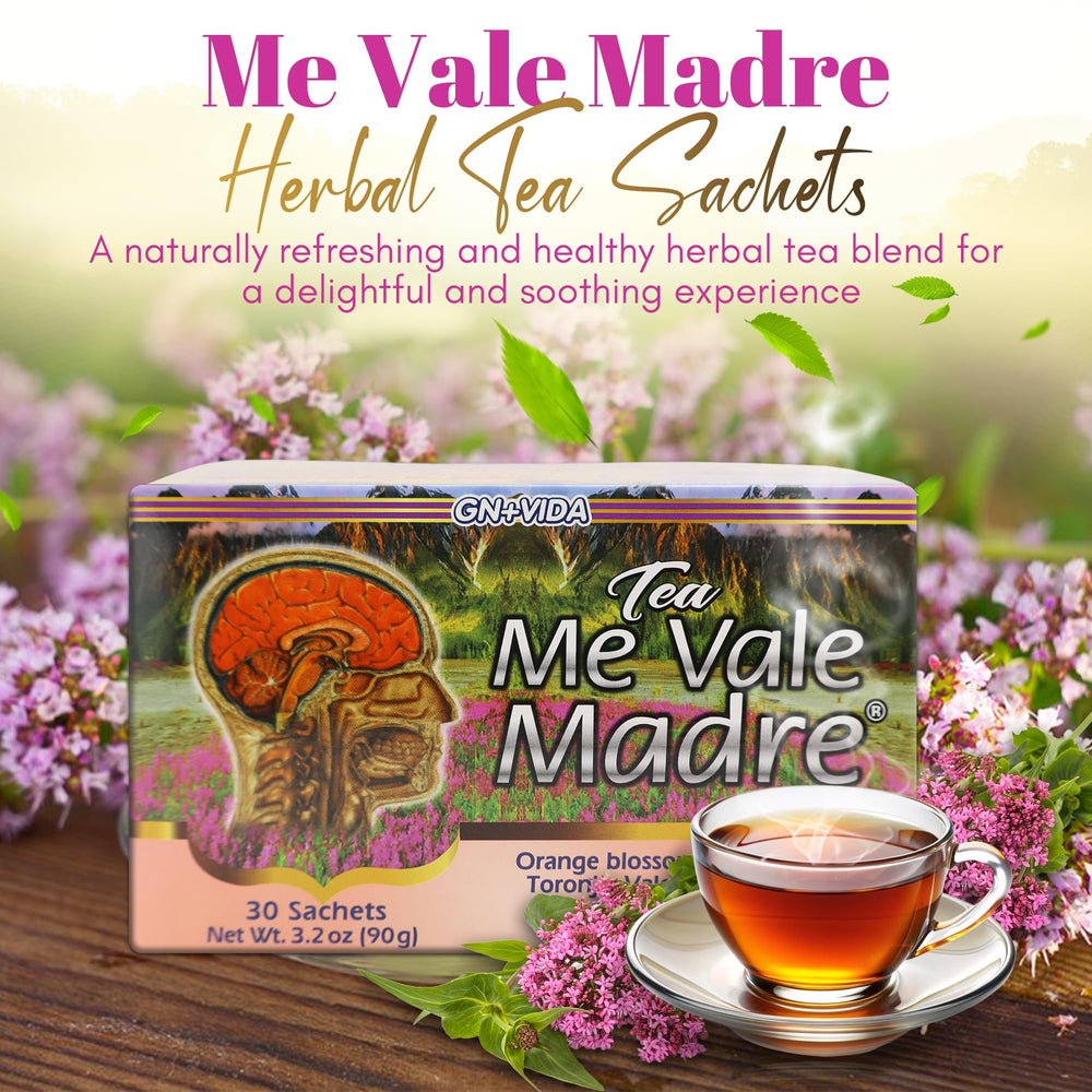 GN Vida valerian root hawthorn blend loose leaves ready to steep for tranquility.