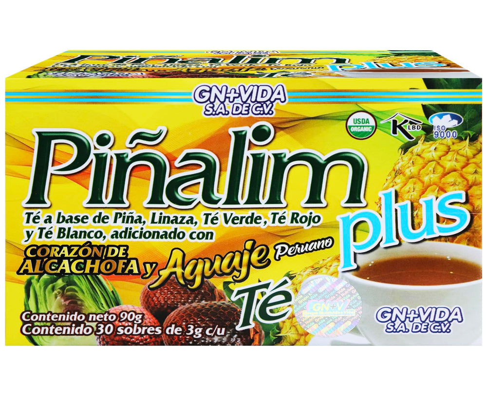 GN+Vida Pinalim Plus blend featuring pineapple and teas.