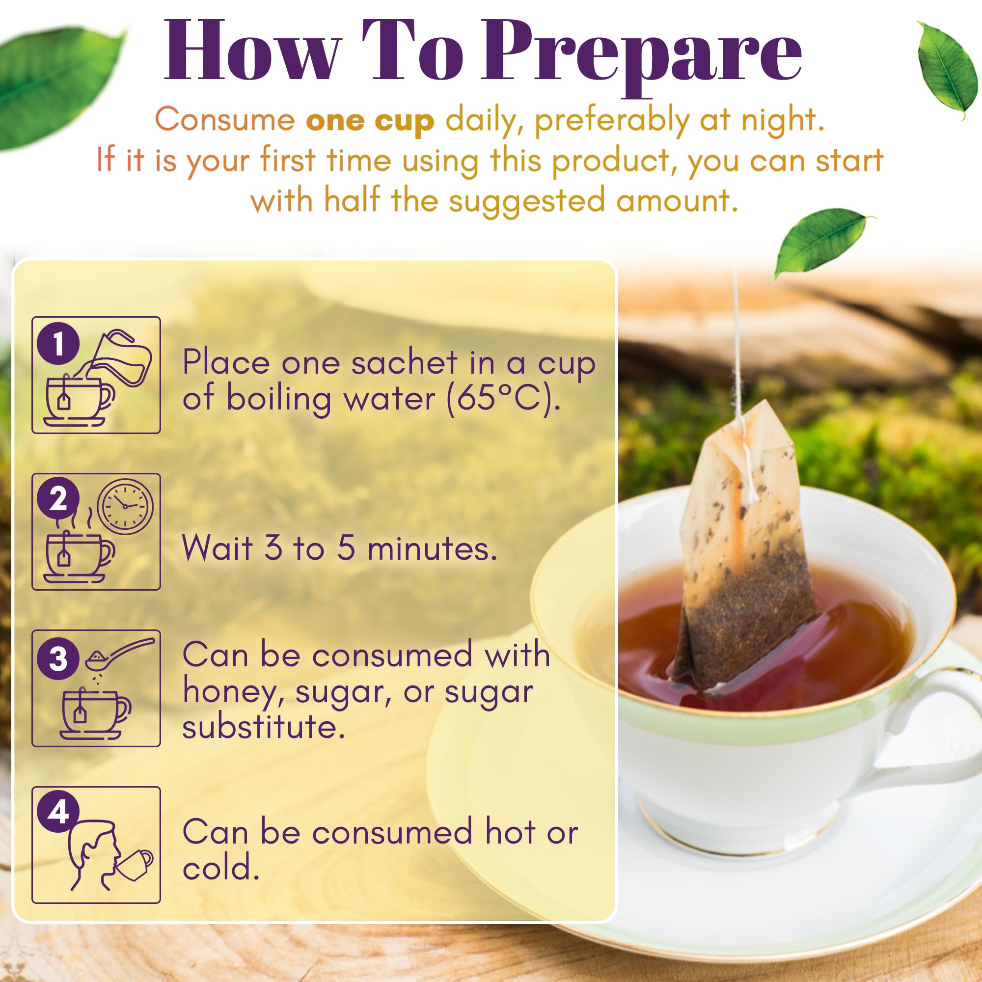GN+Vida Chupa Panza cup brew showing easy steeping and convenient preparation