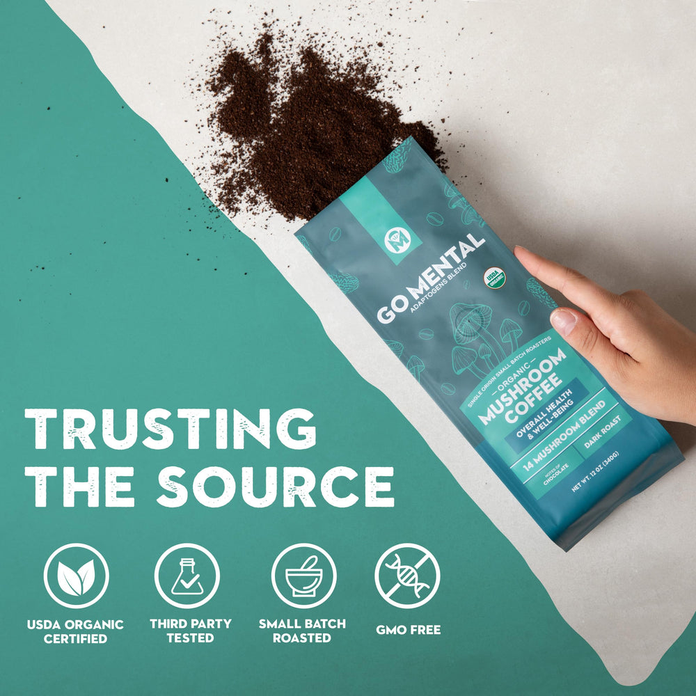 GO MENTAL Steaming Coffee Cup captures inviting scent and smooth energy.