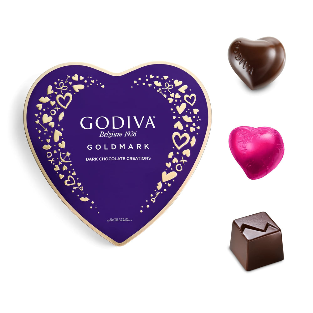 Godiva heart-shaped keepsake tin enhances gifting for anniversaries