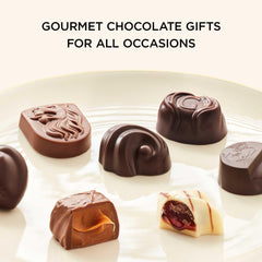 Godiva milk chocolate close-up, creamy texture perfect for sharing.