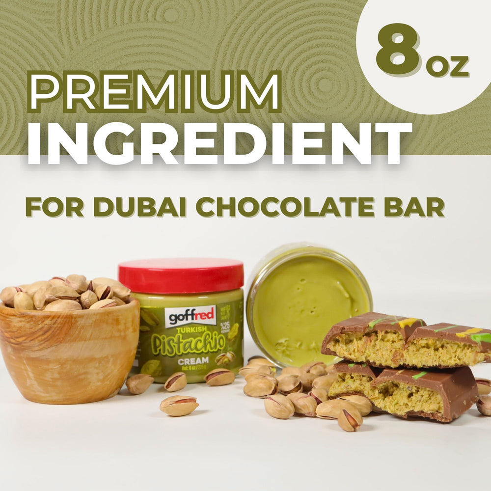 GOFFRED Pistachio Cream enhances Danish and puff pastries with natural sweetness