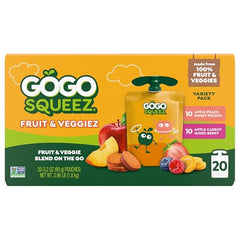 GoGo squeeZ BPA-free packaging for safe, portable snacking