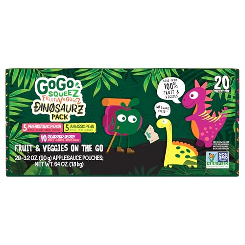 GoGo squeeZ pouches are BPA-free and allergen-friendly, ideal for family snacks.