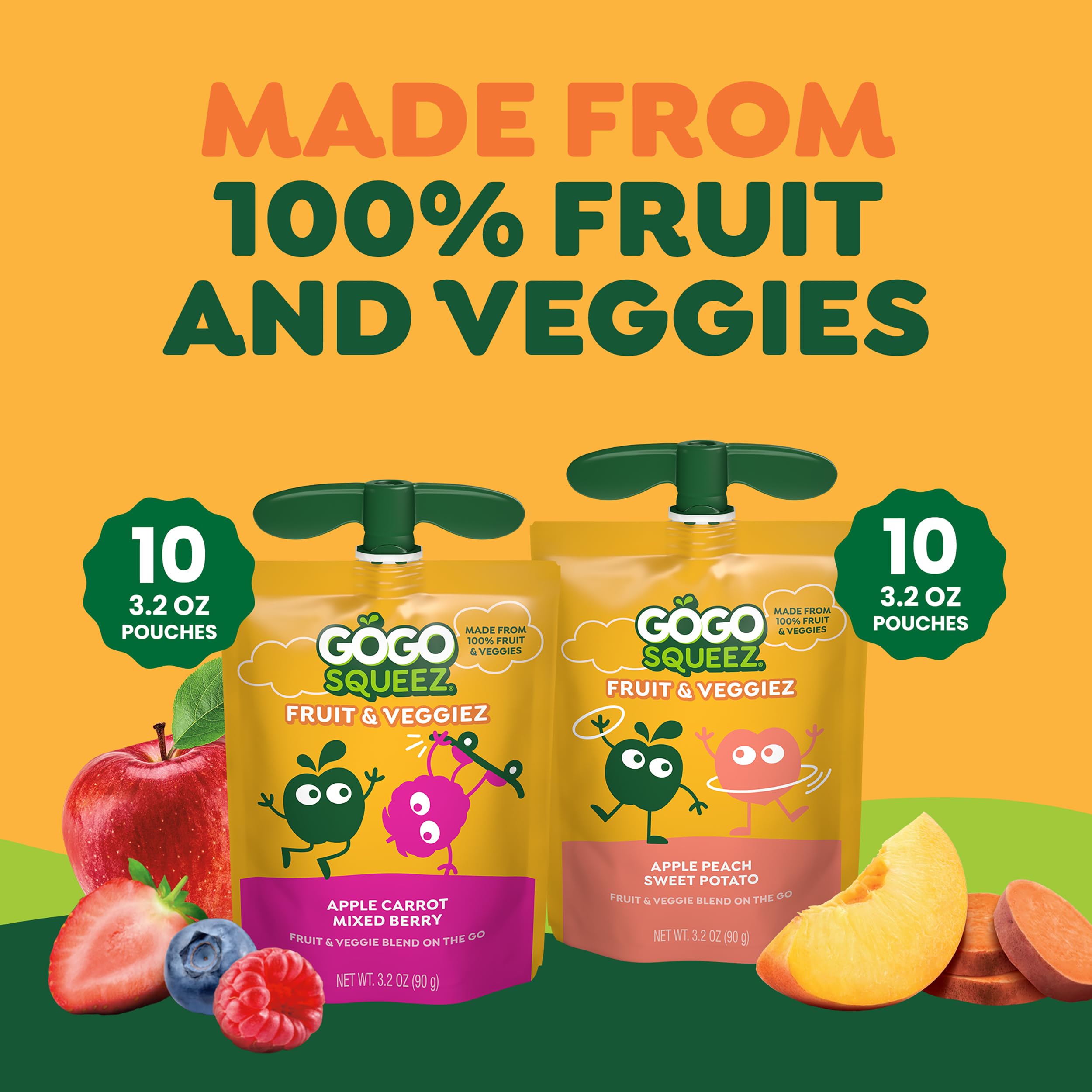 GoGo squeeZ kid-friendly lunchbox snack on-the-go