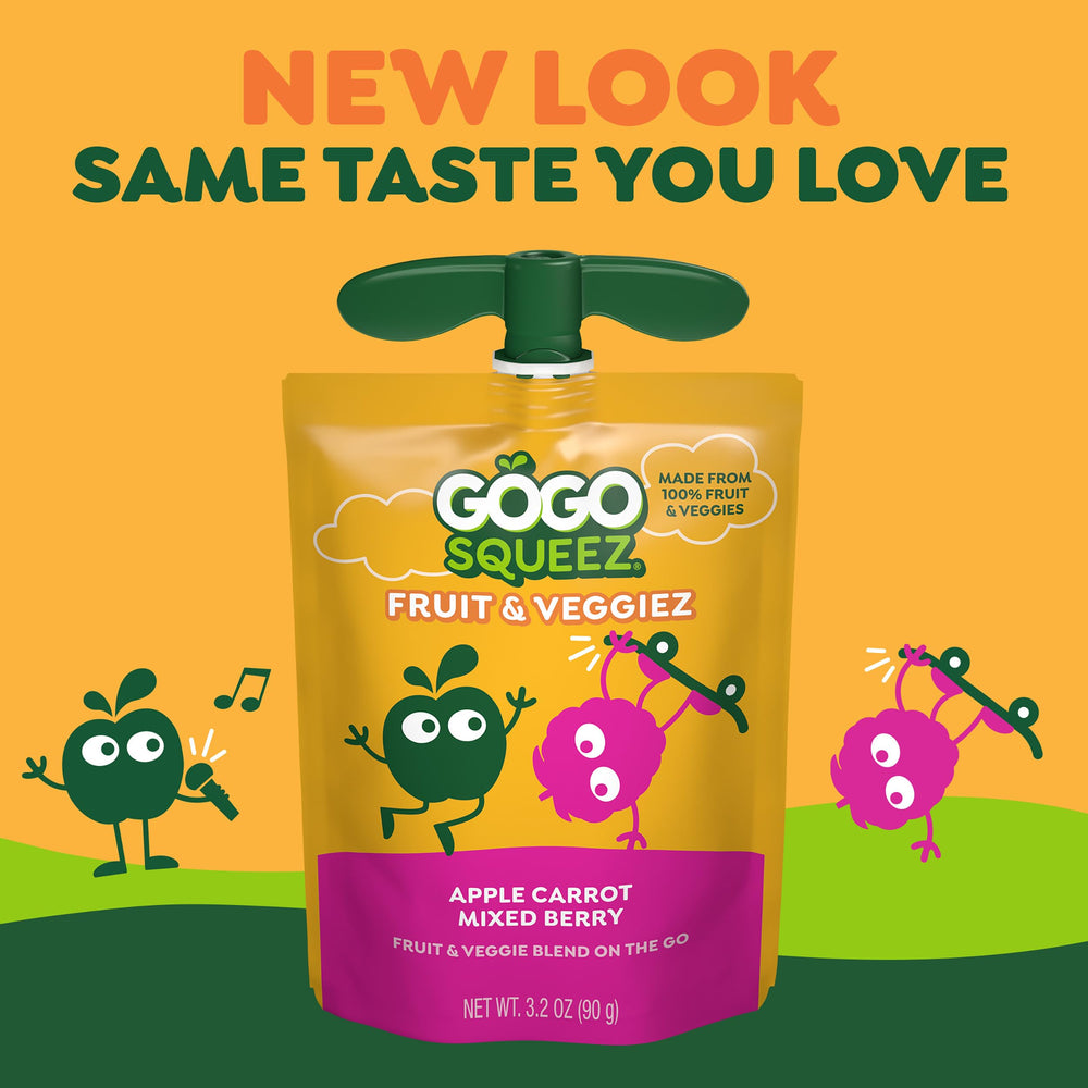 GoGo squeeZ Non-GMO verified snack suitable for allergy-conscious families