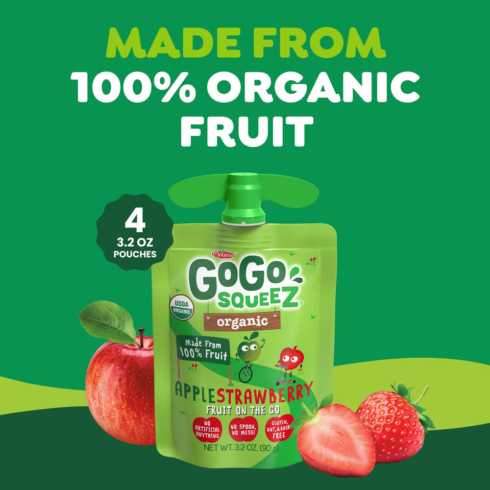 GoGo squeeZ pantry-safe pack ideal for quick snacks