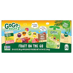 GoGo squeeZ Apple Mango Guava pouch ideal for on-the-go fueling