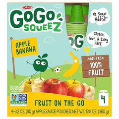 GoGo squeeZ Non-GMO verified pouch — trusted, convenient for busy days.