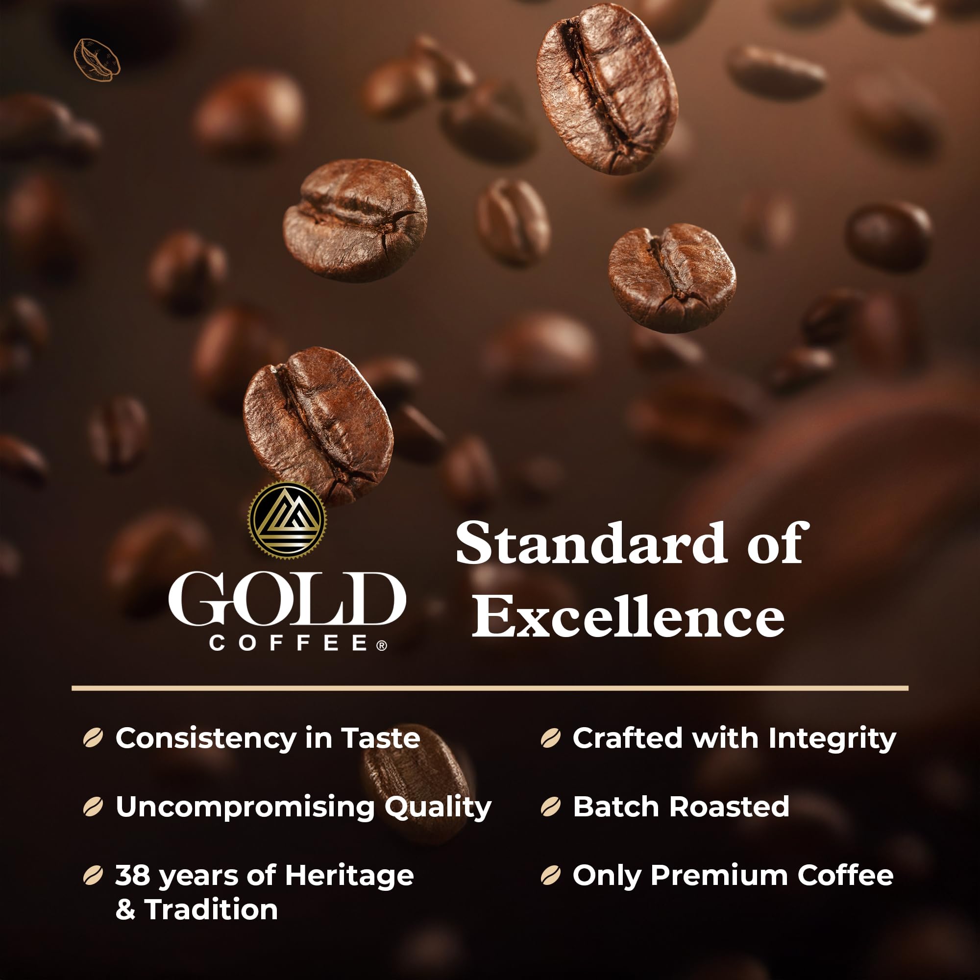 Gold Coffee Kanaloa steaming cup inviting aroma and flavor.