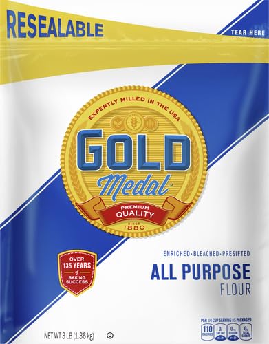 Flaky pie crust made with Gold Medal All Purpose Flour.