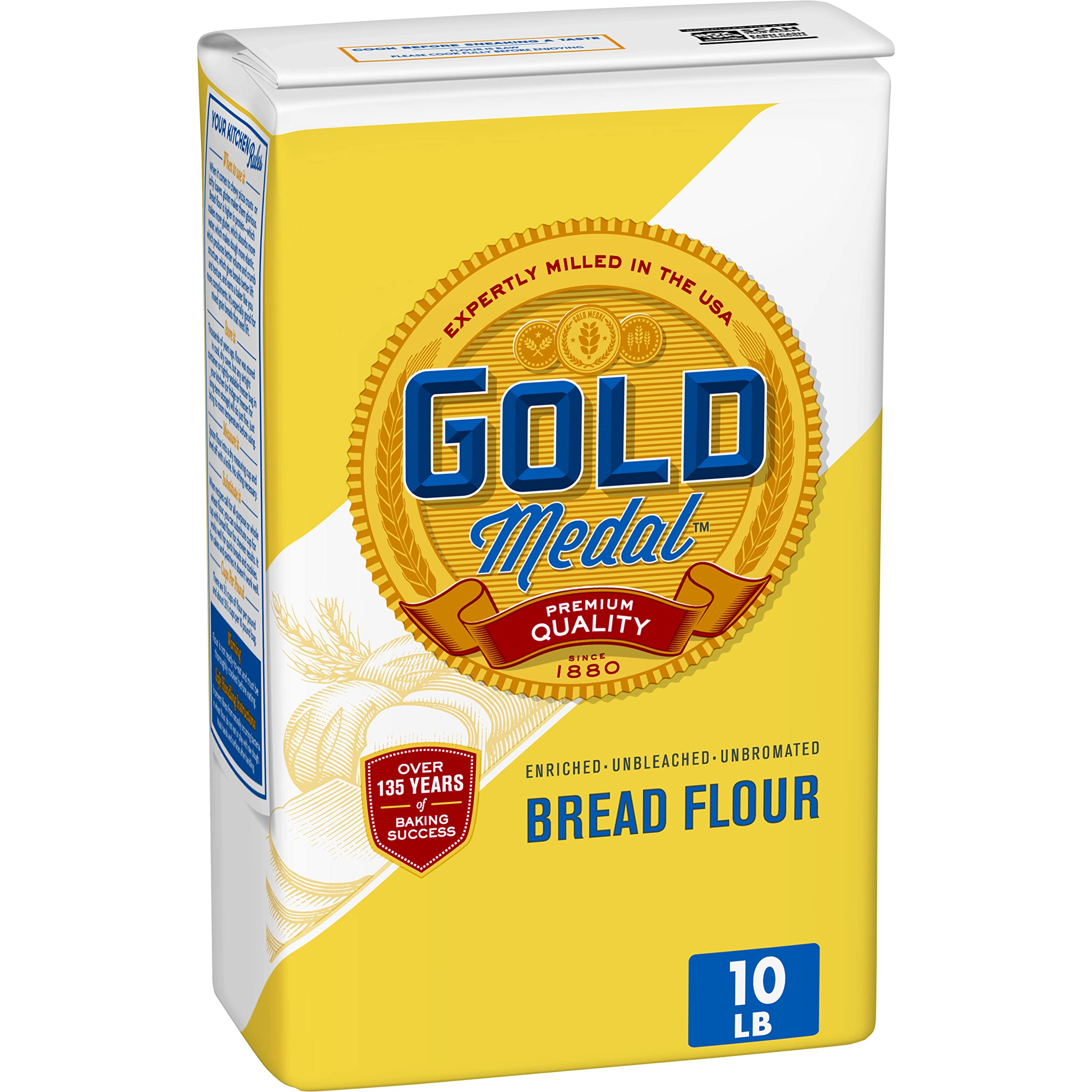 Gold Medal Bread Flour helps loaves rise with even texture and a crisp crust