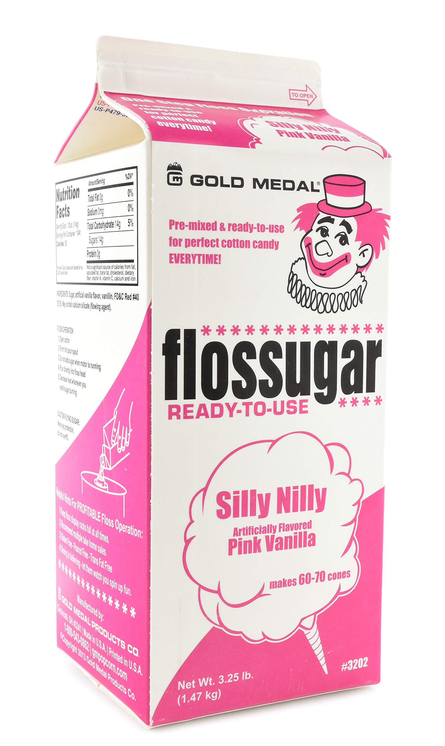 Gold Medal flossugar ready-to-use box saves time during party prep